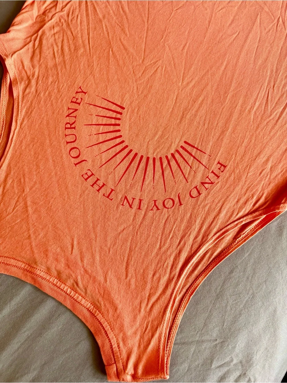 SPIRITUAL GANGSTER Coral Sleeveless Tank Top Find Joy in the Journey Tee T-Shirt